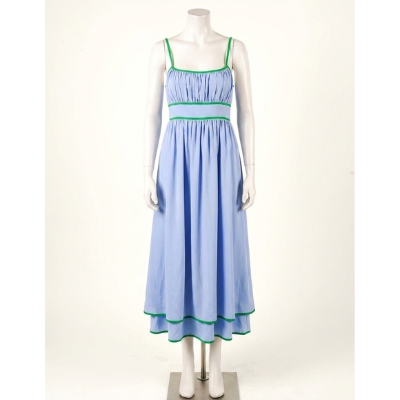 ENTRO Dresses & Skirts - NEW ENTRO meadow maxi dress in blue